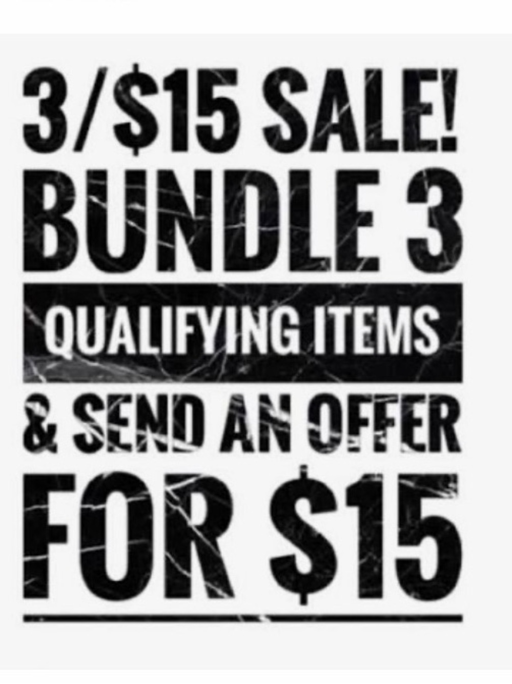3/$15💗 Bundle Summer Sale